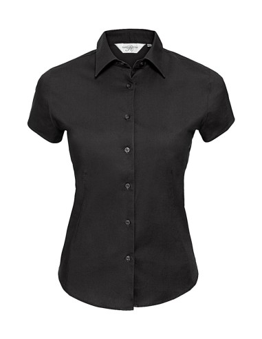 R-R-947F-0-Chemise ajustée manches courtes facile d’entretien pour femme